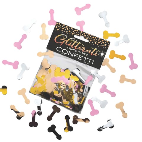 ⁨Little Genie Glitterati Konfetti dekoracyjne metaliczne, mix kolorow⁩ w sklepie Wasserman.eu