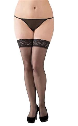⁨Stockings 5514 - Plus Size - black (kolor czarny, rozmiar 2xl)⁩ w sklepie Wasserman.eu
