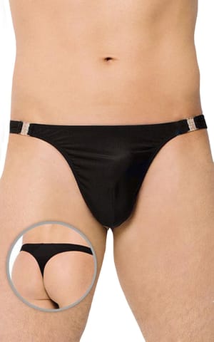 ⁨Thong 4432 - black (kolor czarny, rozmiar M)⁩ w sklepie Wasserman.eu
