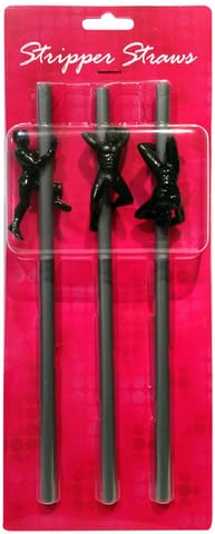 ⁨Kheper Games Słomki imprezowe srebrne z figurkami 3 szt.⁩ w sklepie Wasserman.eu