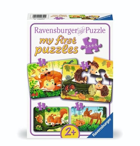 ⁨Puzzle 2/4/6/8 Forest Animal Fun⁩ w sklepie Wasserman.eu