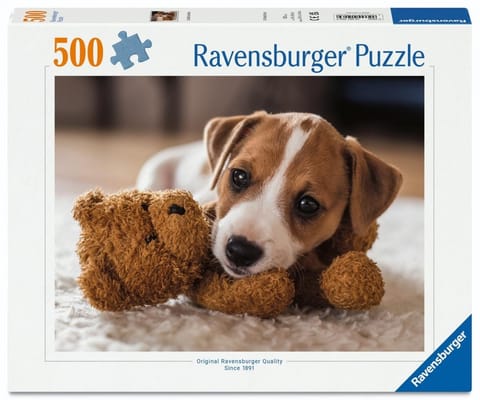 ⁨Puzzle 500 Puppy⁩ w sklepie Wasserman.eu