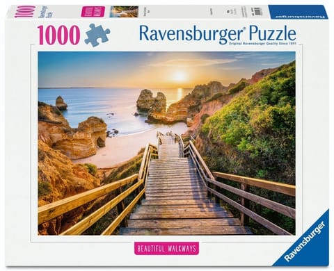 ⁨Puzzle 1000 Stairway to Camilo Beach, Algarve⁩ w sklepie Wasserman.eu