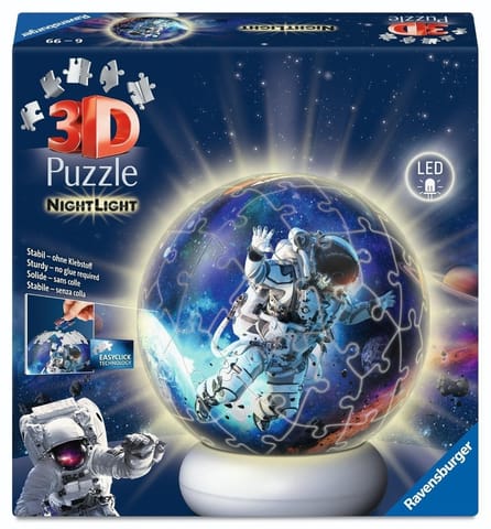 ⁨Puzzle 3D NightLight Astronauts in Space⁩ w sklepie Wasserman.eu