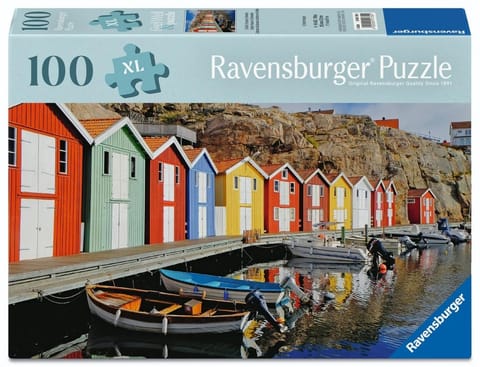 ⁨Puzzle 100 Colorful Houses⁩ w sklepie Wasserman.eu