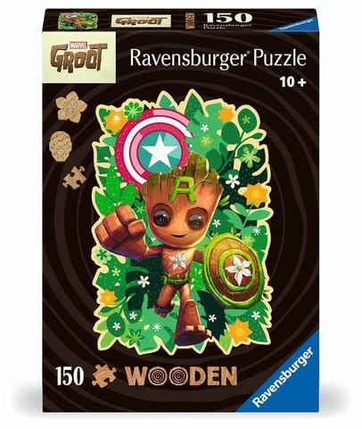 ⁨Puzzle 150 Marvel Groot Wooden⁩ w sklepie Wasserman.eu