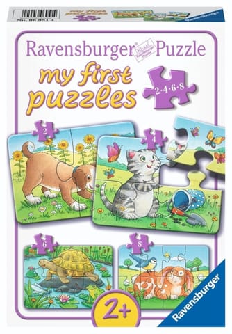 ⁨Puzzle 2/4/6/8 Cute Pets⁩ w sklepie Wasserman.eu
