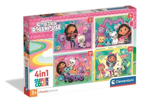 ⁨Puzzle 4w1 Gabbys Dollhouse⁩ w sklepie Wasserman.eu
