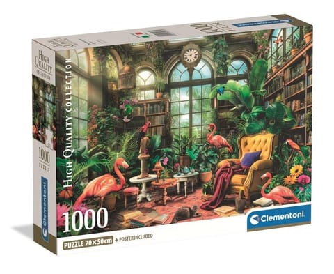 ⁨Puzzle 1000 The Greenhouse Library⁩ w sklepie Wasserman.eu