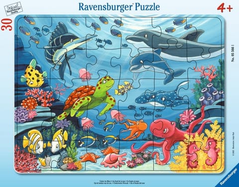 ⁨Puzzle 30 Underwater Friends Frame⁩ w sklepie Wasserman.eu