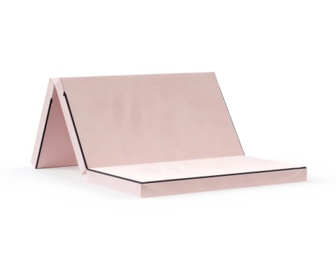 ⁨Materac turystyczny 120x200 rozkładany Kolor: Pudrowy róż⁩ w sklepie Wasserman.eu