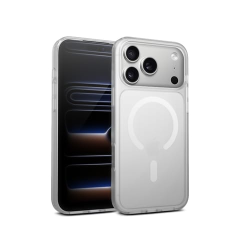 ⁨Crong Hybrid Matte Magnetic - Etui MagSafe iPhone 17 Pro (biały)⁩ w sklepie Wasserman.eu