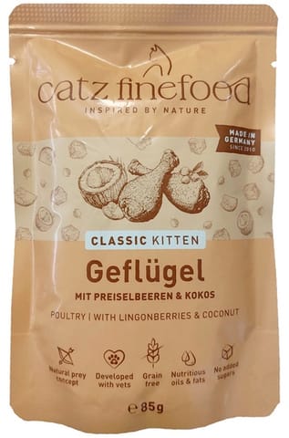 ⁨Catz Finefood Classic Kitten Drób (N.03) saszetka 85g⁩ w sklepie Wasserman.eu