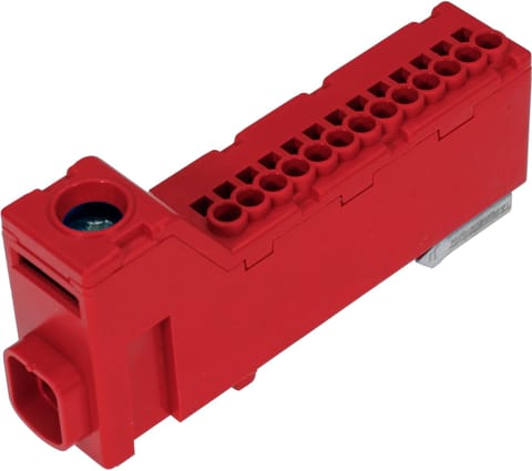 ⁨PAWBOL Listwa zaciskowa bezgwintowa LZB E.4136CZ czerwona⁩ w sklepie Wasserman.eu