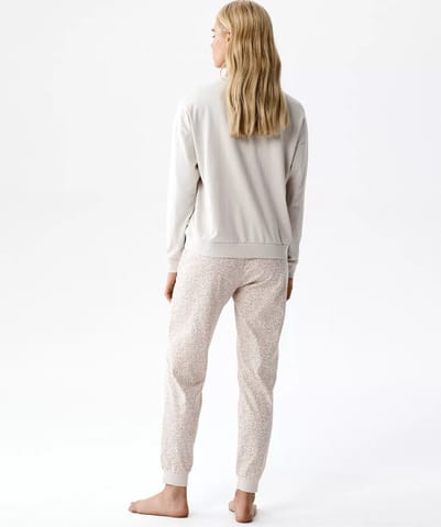 ⁨PIŻAMA ATLANTIC NLP-515 WL26 BEZJ/ROZ (kolor beż jasny, rozmiar XXL)⁩ w sklepie Wasserman.eu