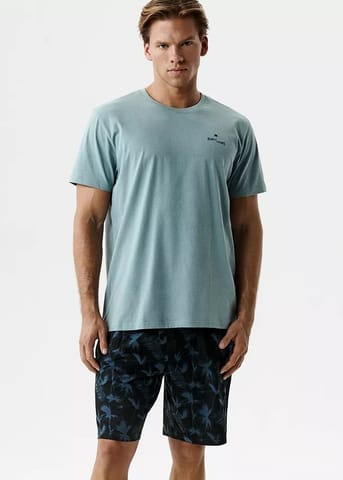 ⁨PIŻAMA ATLANTIC NMP-399 WL26 MIN/GRAC (kolor mineralno - niebieski, rozmiar XXL)⁩ w sklepie Wasserman.eu