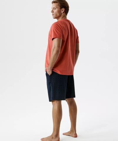 ⁨PIŻAMA ATLANTIC NMP-400 WL26 CZE/GRA (kolor czerwony, rozmiar XXL)⁩ w sklepie Wasserman.eu