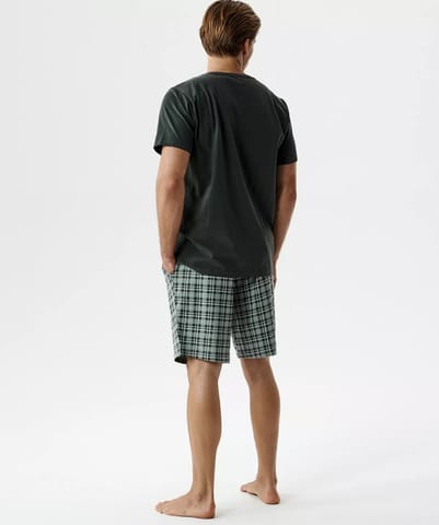 ⁨PIŻAMA ATLANTIC NMP-401 WL26 KHA/ZIEJ (kolor khaki, rozmiar 3XL)⁩ w sklepie Wasserman.eu