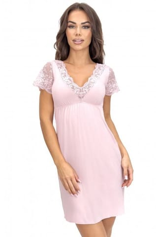 ⁨Koszula nocna Sonia Pudrowy Róż (Rozmiar XL)⁩ w sklepie Wasserman.eu