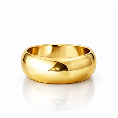 ⁨Pierścionek stal chirurgiczna platerowana 14k złotem, PST1000, Rozmiar pierścionków: US6 EU11⁩ w sklepie Wasserman.eu