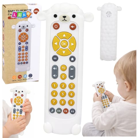 ⁨Pilot Interaktywny Edukacyjny Gryzak Światła Dźwięki Owieczka Biały⁩ w sklepie Wasserman.eu