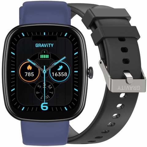 ⁨SMARTWATCH UNISEX GRAVITY GT18-9 - ROZMOWY BLUETOOTH, DODATKOWY PASEK (sg036i)⁩ w sklepie Wasserman.eu