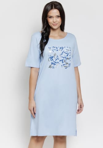 ⁨KOSZULA TARO 3572 VALENTINA SS26 02 (kolor błękit, rozmiar XXL)⁩ w sklepie Wasserman.eu