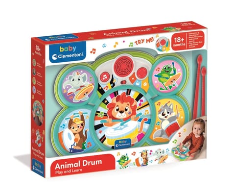 ⁨Clementoni 17637 Baby Interaktywna Perkusja⁩ w sklepie Wasserman.eu
