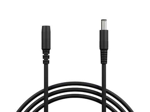 ⁨Przedłużacz DC wtyk DC 2,1/5,5-gniazdo DC 2,1/5,5  5m⁩ w sklepie Wasserman.eu