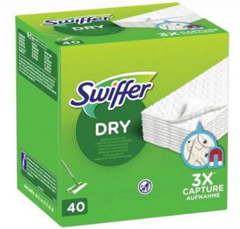 ⁨Swiffer Suche Ściereczki do Mopa 40 szt.⁩ w sklepie Wasserman.eu