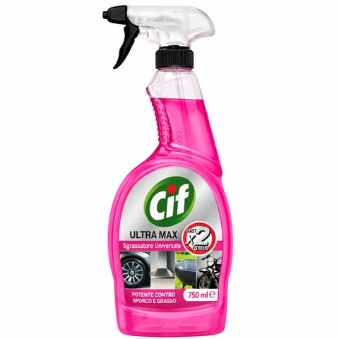 ⁨Cif Ultra Max Różowy Odtłuszczacz 750 ml⁩ w sklepie Wasserman.eu