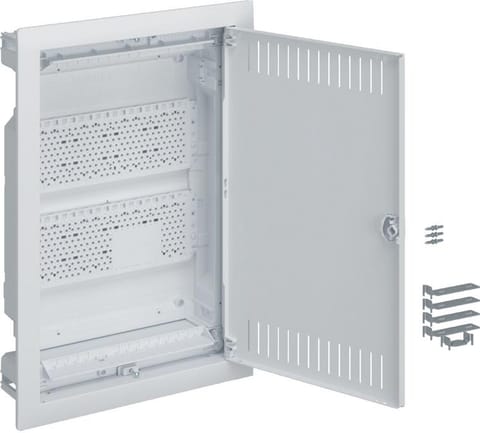 ⁨Rozdzielnica VDI podtynkowa 2-rzędowa 2xpłyta montażowa Volta VU24NWB⁩ w sklepie Wasserman.eu