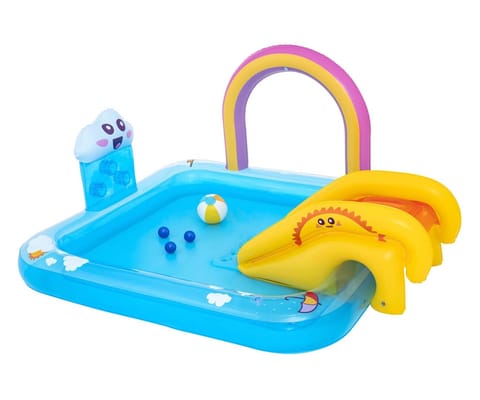 ⁨Bestway 53174 Plac zabaw ze zjeżdżalnią Tęcza 1.88m x 1.50m x 89cm⁩ w sklepie Wasserman.eu