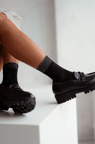 ⁨Skarpetki Wzór 0200-060 Czarne (Rozmiar 37/41)⁩ w sklepie Wasserman.eu