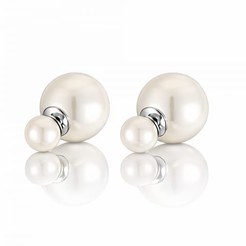 ⁨KOLCZYKI KULE TRIBALL PODWÓJNE SZTYFT BŁYSK JASNO RÓŻOWE K69R⁩ w sklepie Wasserman.eu