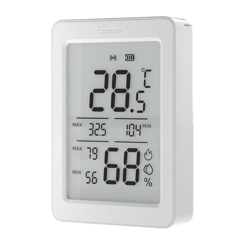 ⁨Czujnik Temperatury i Wilgotności ZigBee LCD Sonoff AirGuard TH SNZB-02DR2⁩ w sklepie Wasserman.eu