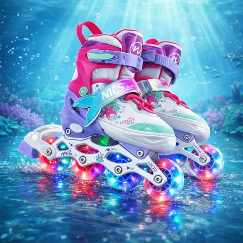 ⁨NH18150 4w1 ŁYŻWOROLKI Z WYM. PŁOZĄ HOKEJOWĄ MAZZY ROZM. M(35-38) NILS FUN⁩ w sklepie Wasserman.eu