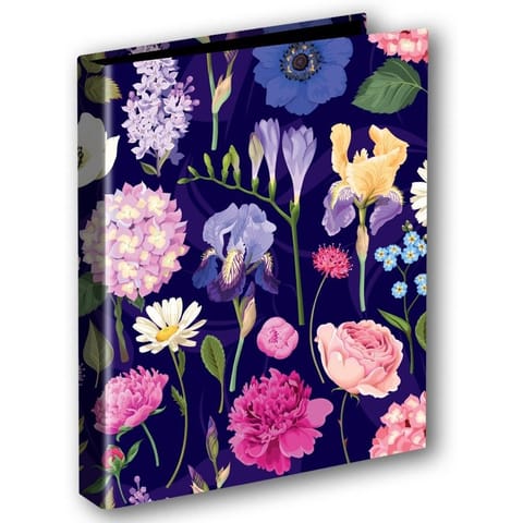 ⁨Segregator A4/2 Hortensja na ciemnym tle, folia mat nie rysująca TT9399 PENMATE⁩ w sklepie Wasserman.eu