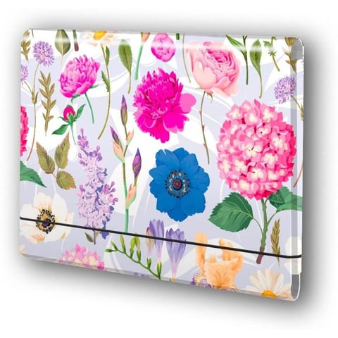 ⁨Teczka łamana A4 na gumkę Hortensje na jasnym tle, folia mat nie rysująca TT9412 PENMATE⁩ w sklepie Wasserman.eu
