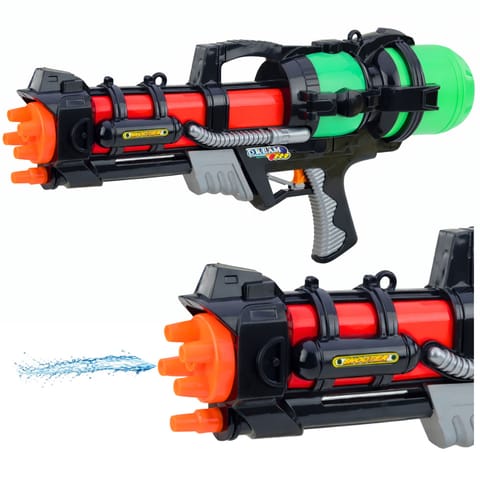 ⁨Duży Pistolet Karabin Broń Na Wodę Zielony Zasięg 6m 1,25 L 60 cm⁩ w sklepie Wasserman.eu