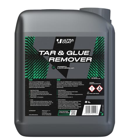 ⁨Ultracoat Tar and Glue Remover 5L - produkt do usuwania smoły i kleju z lakieru⁩ w sklepie Wasserman.eu