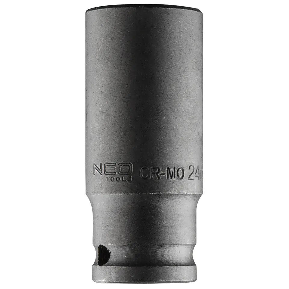 ⁨Impact socket 1/2" long, 24 x 78mm , Cr-Mo⁩ at Wasserman.eu