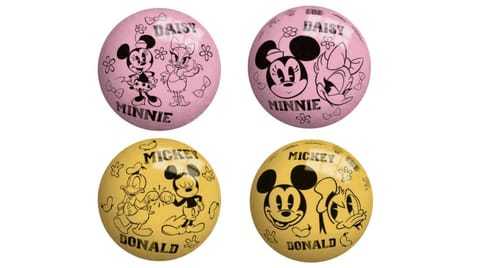 ⁨John Piłka jednokolorowa Mickey&Minnie 23cm mix⁩ w sklepie Wasserman.eu