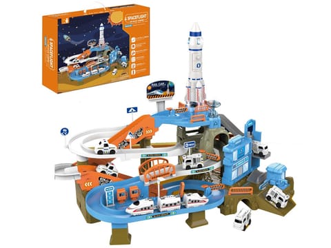 ⁨Zjazd Tor Samochodowy Parking Zjeżdżalnia Stacja Kosmiczna Rakieta⁩ w sklepie Wasserman.eu