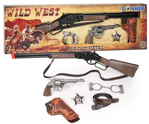 ⁨Cowboy set Gonher⁩ at Wasserman.eu