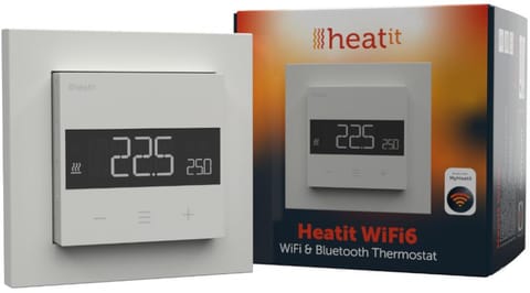 ⁨Termostat Heatit WiFi6 White RAL 9003 Wi-Fi Thermostat 3600W 16A⁩ w sklepie Wasserman.eu