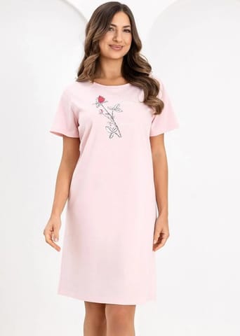 ⁨KOSZULA REGINA 172 RÓŻ XXL-4XL (kolor różowy, rozmiar XXL)⁩ w sklepie Wasserman.eu