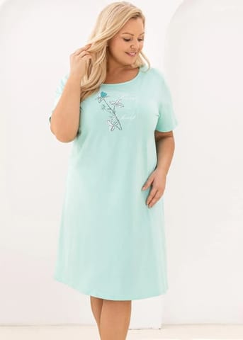 ⁨KOSZULA REGINA 172 ZIELONY XXL-4XL (kolor zielony, rozmiar 3XL)⁩ w sklepie Wasserman.eu