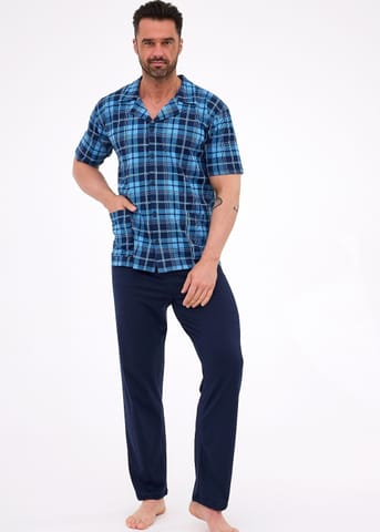 ⁨PIŻAMA CORNETTE PM-318/58 (kolor krata, rozmiar XL)⁩ w sklepie Wasserman.eu