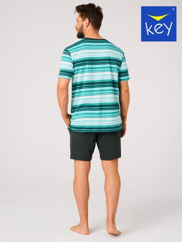 ⁨PIŻAMA KEY MNS-326 A26 (kolor zielony, rozmiar XXL)⁩ w sklepie Wasserman.eu